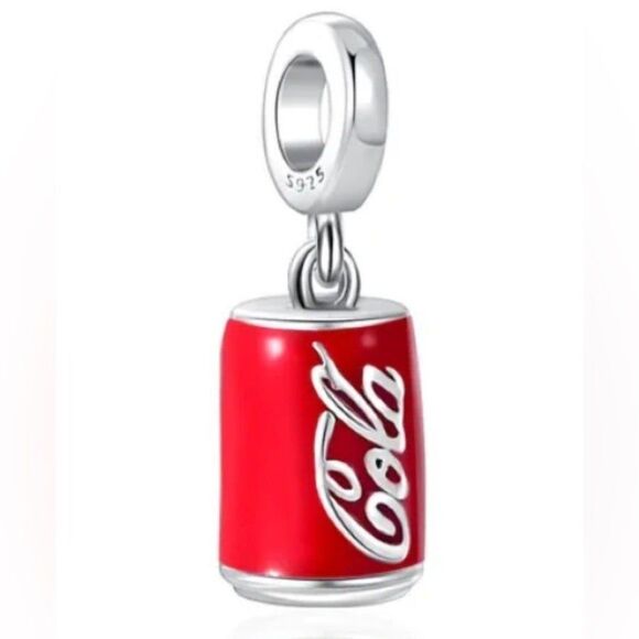 NWOT CocaCola Silver 925 Charm - Picture 1 of 9